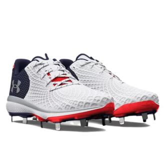Under Armour Glyde 2 MT LE 3026602-100 Womens White Softball Cleats NIN1480