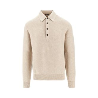 Ermenegildo Zegna Oasi Cashmere polo sweater Man 50