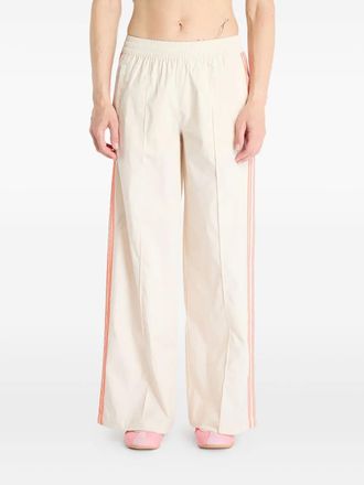 adidas Summer Glow stripe trousers - women - Cotton - S - Neutrals