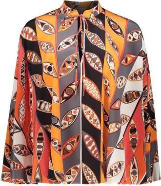 Pucci Elegante Kaftan Blouse - Dames - Blouses - Veelkleurig - L - Overhemden