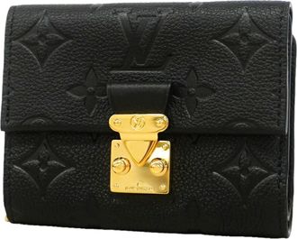 Louis Vuitton Noir Wallet (Tri-Fold) (Pre-Owned)