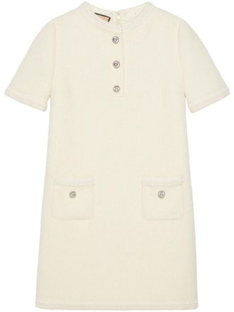 Gucci Woll Tweed Kleid