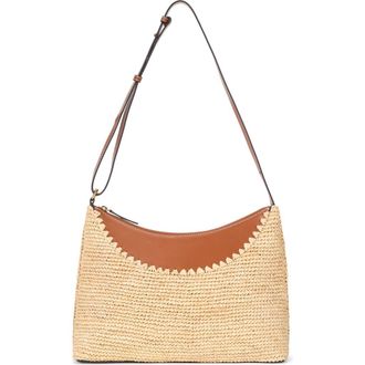 Staud Rowey Shoulder Bag in Natural/Tan at Nordstrom