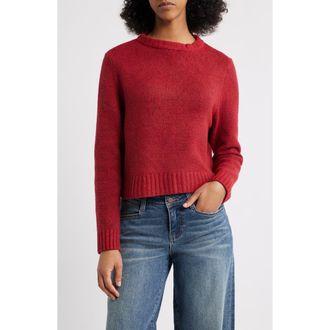 PacSun Naomi Crewneck Sweater in Red at Nordstrom Rack, Size X-Small