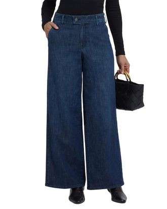 NYDJ Mona Louvre Sapphire Wide Leg Jean