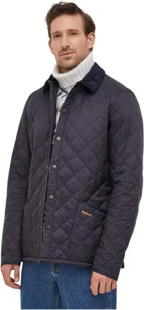 Barbour Heritage Liddesdale Quilted Jacket - Heren - Jassen - Blauw - Maat: 2XL Nylon