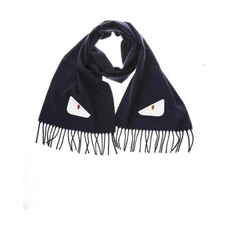Fendi Winter Scarves, male, Blue, Size: ONE SIZE Wool Scarf
