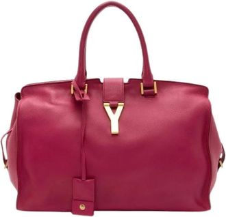 Saint Laurent Pre-owned Handbags, female, Pink, Size: ONE SIZE Pre-owned