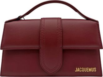 Jacquemus Front Flap Handbag - Dames - Handtassen - Rood - ONE Size - Katoen - Tassen