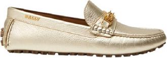 Bally Lezy 1851 Emblem Leather Drivers, Brand Size 36 ( US Size 5.5 )