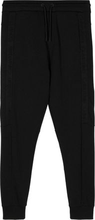 Calvin Klein logo-tape track trousers - men - Polyester/Cotton/Organic Cotton - S - Black