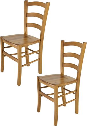 Tommychairs Tommychairs Set 2 Sillas Venice En Madera De Haya Color Roble