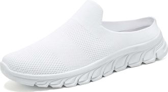 Generic Mens Casual Shoes 2025 Air Mesh Slip On Walking Shoe Lightweight and Breathable Arch Support Road Running Athletic Rebound Core Wide Fit Trainers for 