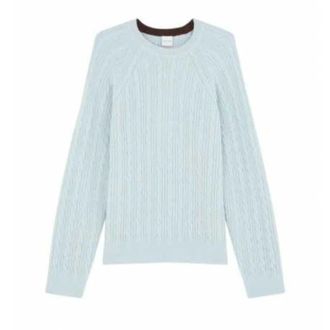 Paul Smith Truien & Vesten, Heren, Blauw, S, Wol, Twisted Round-neck Jumper