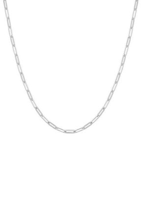 Ania Haie Paper Clip Chain Necklace in Silver at Nordstrom