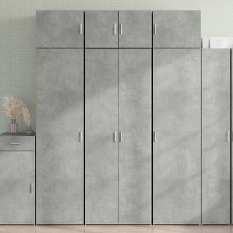 Berkfield Home Highboard Concrete Grey 70x42.5x185 cm Engineered Wood