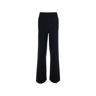 Max Mara Broeken, Dames, Zwart, L, Baldo Wijde Broek