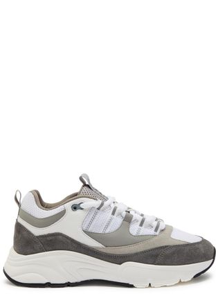 Cleens Aero Runner Panelled Mesh Sneakers - Grey - 44 (IT44 / UK10)
