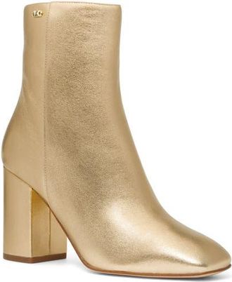 Michael Kors Perla Flex Bootie in Pale Gold at Nordstrom, Size 6
