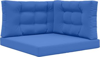 vidaXL Coj&iacute;n Para Sof&aacute; De Exterior Poli&eacute;ster Azul Royal 80 X 80 Cm Vidaxl