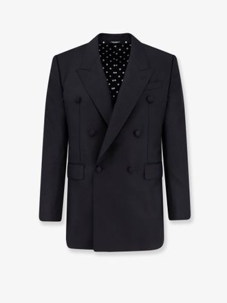 Dolce & Gabbana Double-breasted virgin wool blazer - DOLCE & GABBANA - gender_Man