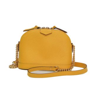 Louis Vuitton Alma Chain Epi Leather Yellow Leather Handbag (Pre-Owned)