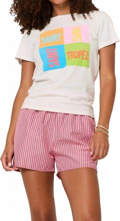 Bloomingdale's Saint Tropez Tee In Vintage White