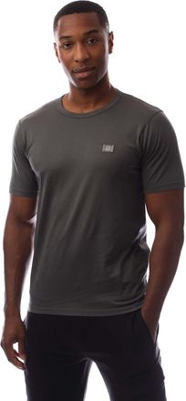 C.P. Company Mens 70/2 Mercerized Jersey Logo Patch T-Shirt in Grey Cotton - Size X-Small
