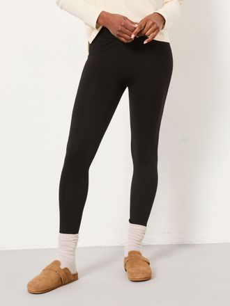 Fat Face FatFace Meribel Black High Rise Leggings