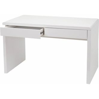 Hhg Hhg - Escritorio 658, Escritorio De Oficina Escritorio De Ordenador Escritorio De Trabajo, Blanco Alto Brillo, 120x60cm