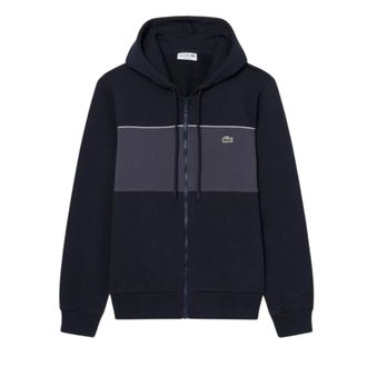 Lacoste Zip-throughs, male, Black, Size: 2XL Zip-up Hoodie