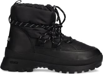 INUIKII Leren wandellaarzen - Zwart