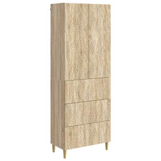 vidaXL Juego De Armarios 2 Uds. 66 X 34,5 X 90 Cm Madera De Ingenier&iacute;a Vidaxl