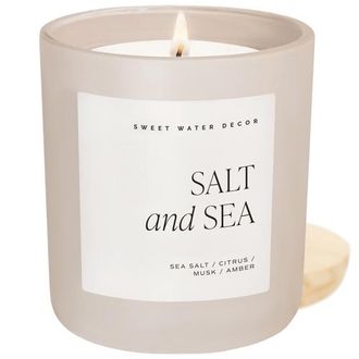 Sweet Water Decor 15oz Matte Jar Candle - Sweet Scents in Mango & Coconut at Nordstrom