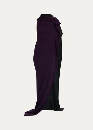 Zankov Magdalena Draped Maxi Dress