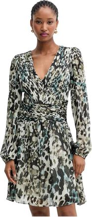 Guess Romina Jurk - Dames - Korte kleedjes - Veelkleurig - XS - Leer - Kleedjes