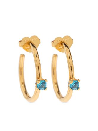 Kate Spade New York Orecchini a cerchio con cristalli - Oro
