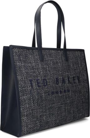 Ted Baker Tassen, Dames, Blauw, ONE Size, Blauwe Tweekon Shopper Tas