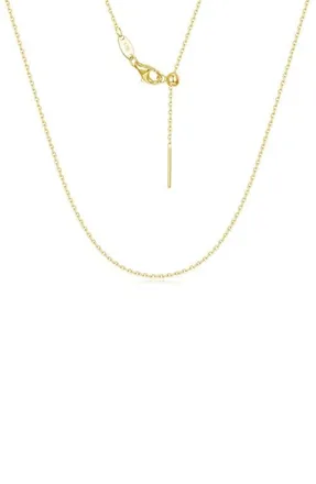 Lafonn Bolo Chain Necklace in Gold at Nordstrom, Size 18