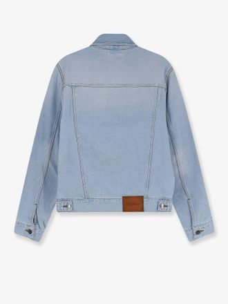 Walk In Paris Mens Denim Jacket Postman Light Blue Organic Cotton