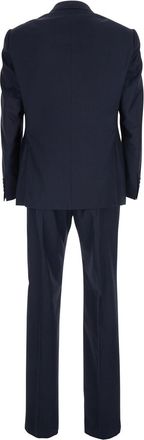 Emporio Armani Mens Suit Jacket And Trousers Blue Suits