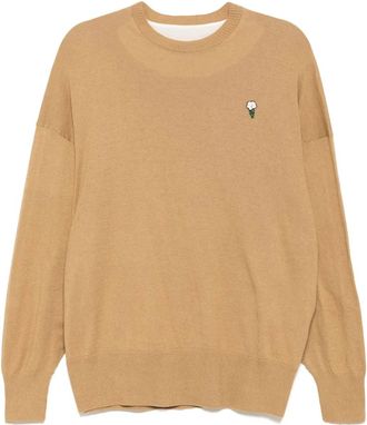 Undercover Top a maniche lunghe - Marrone