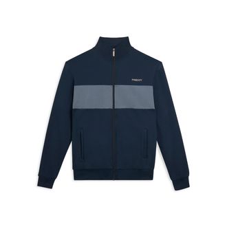 Freddy Felpa full zip con fascia a contrasto sul petto