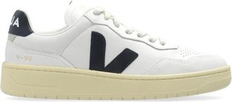 Veja V-90 Leren Sneakers - Dames - Sneakers - Wit - 40 EU - Leer - Schoenen
