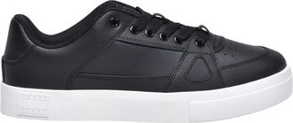 Tommy Jeans Schoenen, Heren, Zwart, 44 EU, Leer, Vulcanized Foxing Flag Sneakers