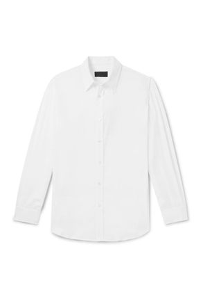 Nili Lotan Finn Cotton-Poplin Shirt