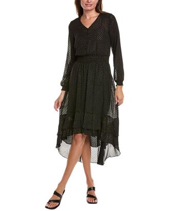 Nanette Lepore Fil Coupe Midi Dress