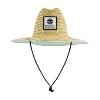 Element Woven Seagrass Lifeguard Hat with Solid Under Brim & Chin Cord in Blue at Nordstrom