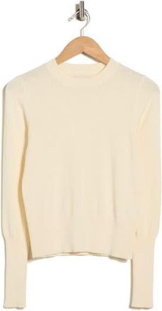 DL1961 Lunne Cotton & Cashmere Sweater in Ivory at Nordstrom Rack, Size X-Small