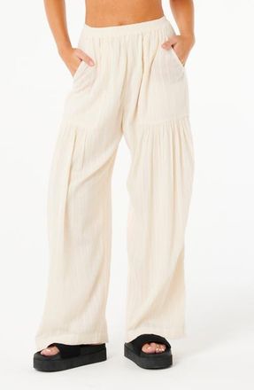 Rip Curl Neon Isles Wide Leg Pants in Bone at Nordstrom, Size Xx-Small